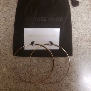 Michael Kors Gold Hoops